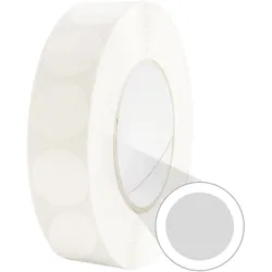Klebepunkte, einseitig stark haftend, 75 mm, transparent, PE