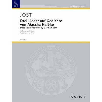 Drei Lieder auf Gedichte von Mascha Kaléko -