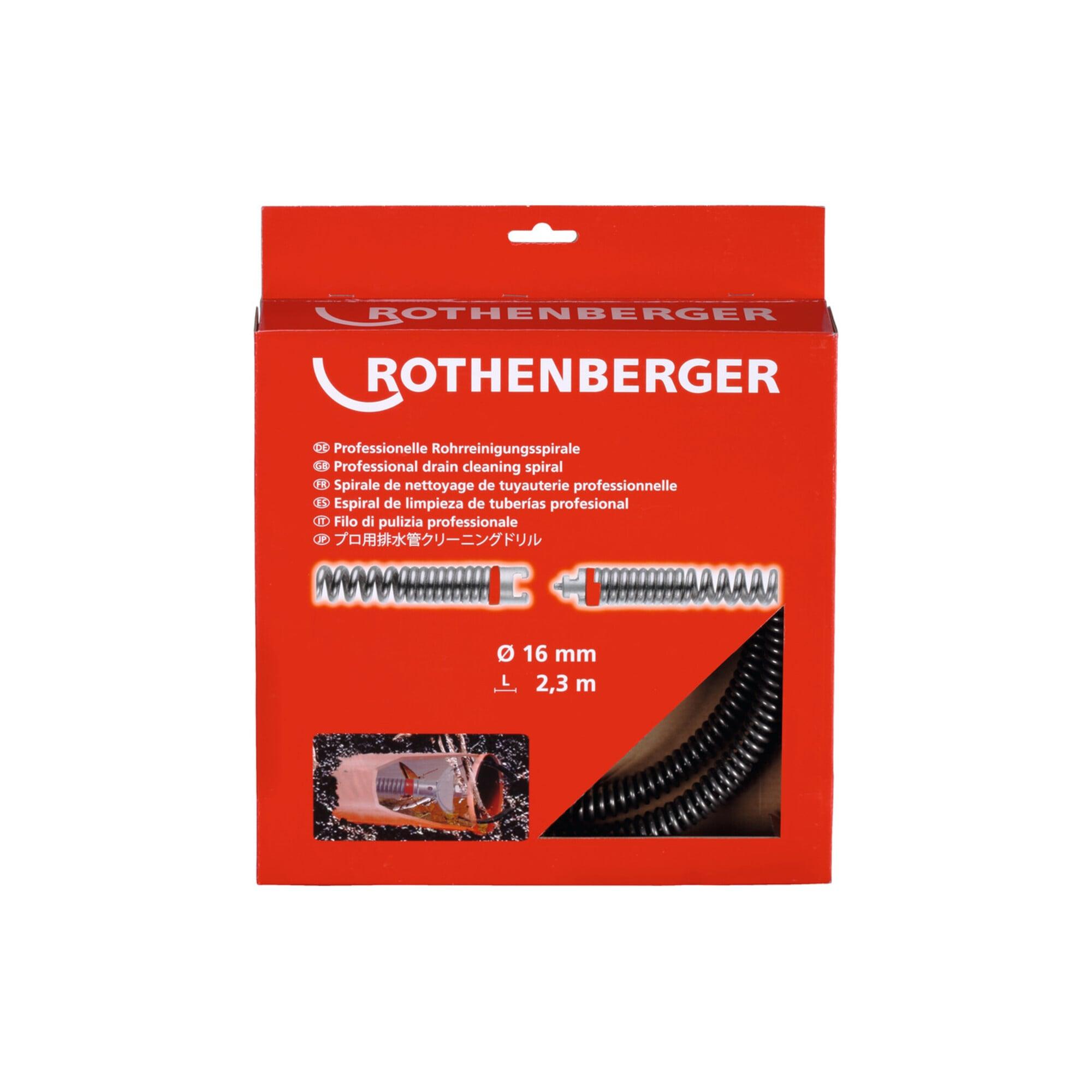 Rothenberger Rohrreinigungsspirale SMK 16 mm x 2,3 m (72433)