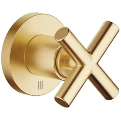 Dornbracht Tara UP-Dreiwege-Umstellung Messing gebürstet (23kt Gold)