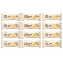 VILGAIN Proteinriegel Double Trouble Kokosnuss-Mandel-Creme 55g | 12 R