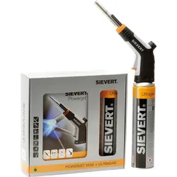 Sievert, Lötgerät, PowerJet Ultra Set Lötlampe 2100 °C inkl. Gasflasche (Lötlampe)