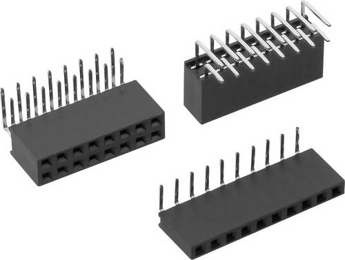 TRU Components Buchsenleiste (Standard) Anzahl Reihen: 1 Polzahl je Reihe: 10 TC-0318159-10-1-00