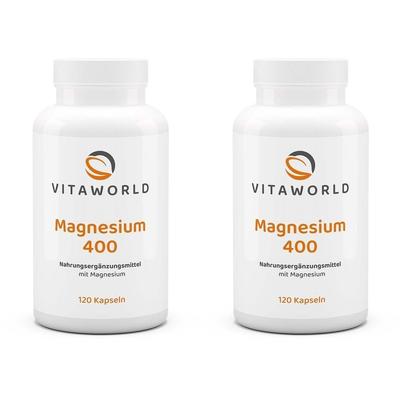 Magnesium 400 Kapseln 2x 2x120 St
