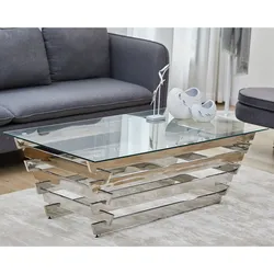 SalesFever »Kaida« Couchtisch silber