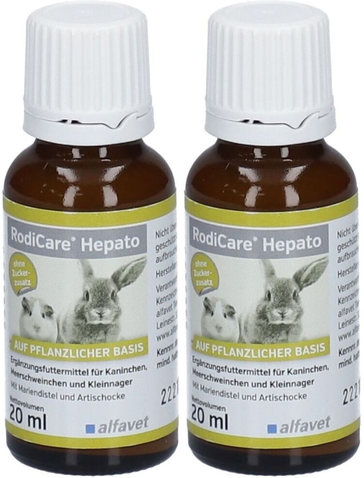Rodicare Hepato flü.f.Kanin./Kleinnager/Meerschw. 2x 2x20 ml Flüssigkeit