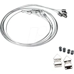 LUXULA LX0712 - Drahtseilaufhängung für LED-Panel, 1 m