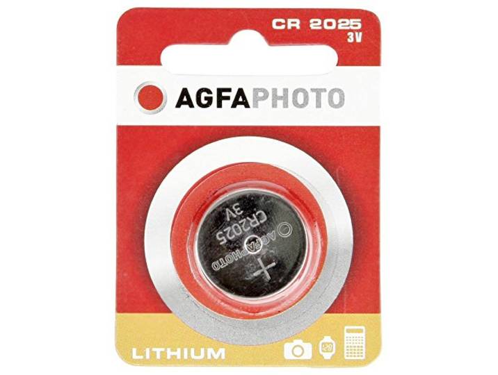 AgfaPhoto 150803425 AgfaPhoto 150-803425 lithium-knoopcel CR2025 3 volt zilver