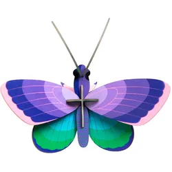 WANDDEKO Azur-Kupfer-Falter 16/7 cm