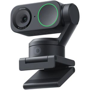 Insta360 Webcam Link 2, schwarz, neigbar & schwenkbar, USB-C, mit Mikrofon und KI-Tracking, 4K UHD (2160p)