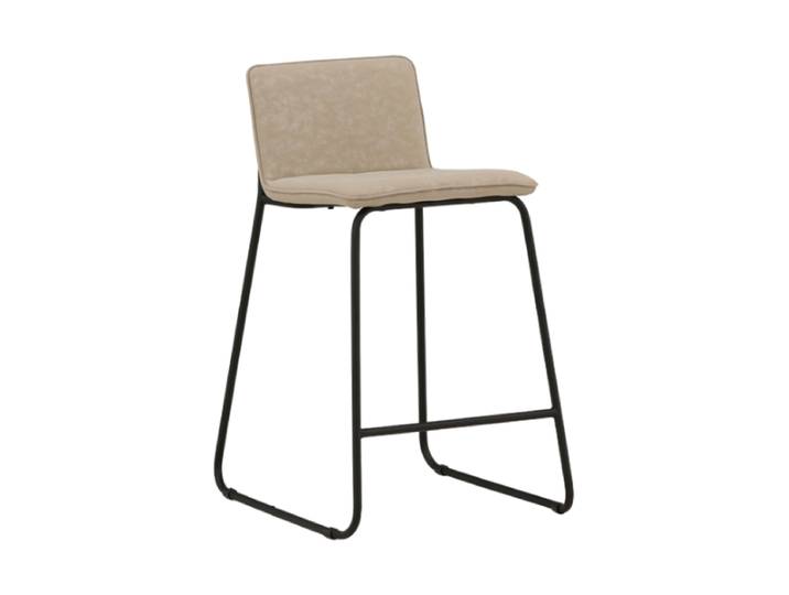 Design Barstuhl „Bisbee“ Beige / Schwarz VE DESIGN