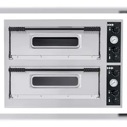 A&S polarny Gastro Pizzaofen Backofen Pizza Flammkuchen 400V 1000x1315x415mm 2 Kammern 18 kW
