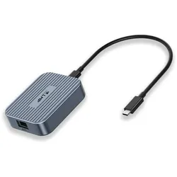LMP USB4/Thunderbolt 10 GB Ethernet Adapter, Netzwerk Adapter, Silber