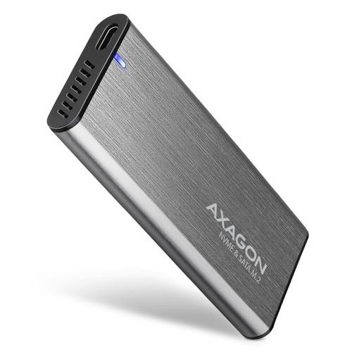 AXAGON EEM2-SG2 RAW BOX M.2 SSD-Gehäuse USB-C (USB 3.2 Gen 2) 10 GBit/s M.2 PCIe NVMe 2242, 2260, 2280 EEM2-SG2