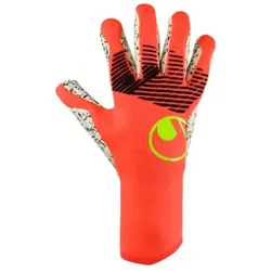 Uhlsport Torwarthandschuhe FM ZNE Supergrip+ Finger Surround, High-Performance Handschuhe mit maximaler Gripfläche - rot / 8,5