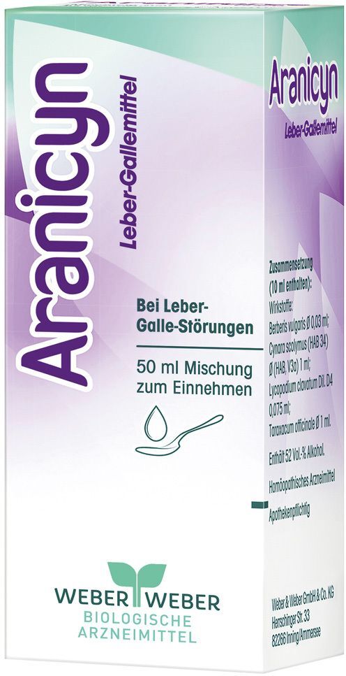 Aranicyn Leber Gallemittel Mischung 50 ml