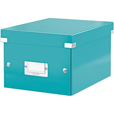 LEITZ Ablagebox Click & Store A5 eisblau Packung mit 6 Stück