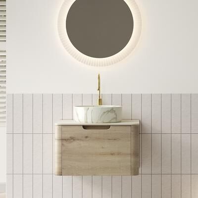"24"" Bathroom Vanity with Sink, Floating Storage Cabinet with Drawer, Ceramic Basin"
