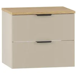 WASCHTISCHUNTERSCHRANK 60.6cm Astrid Kaschmir und Holz