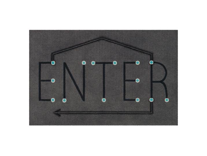 Tapis Living Mat 62 64 x 0 x 168cm Gris/Gris