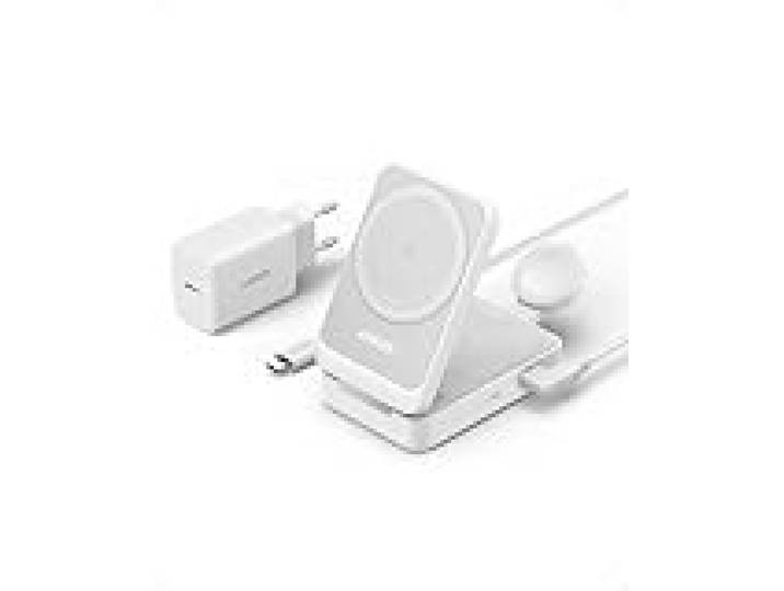 Anker MagGo Chargeur à Induction 3 en 1 MagSafe 15W