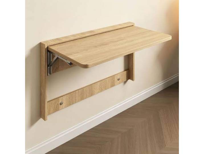 An der Wand montierter, klappbarer Esstisch mit 90-Grad-Klappmechanismus For Zuhause, Büro, Küche, Waschküche(B,79*39cm)