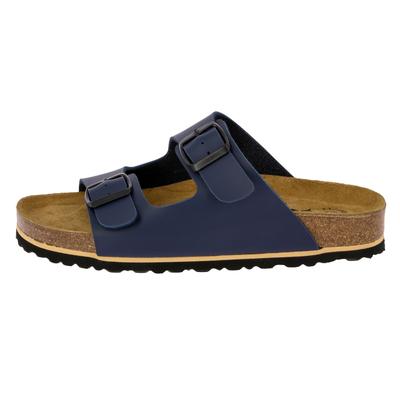 Pantolette LICO "Pantolette Bioline Special", Herren, Gr. 40, blau, Synthetik, Schuhe Pantolette