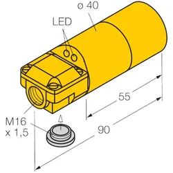 Turck Sensor NI20-K40SR-FZ3X2