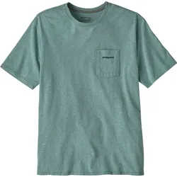 Patagonia M's Boardshort Logo Pocket Responsibili Herren T-Shirt blue sage M