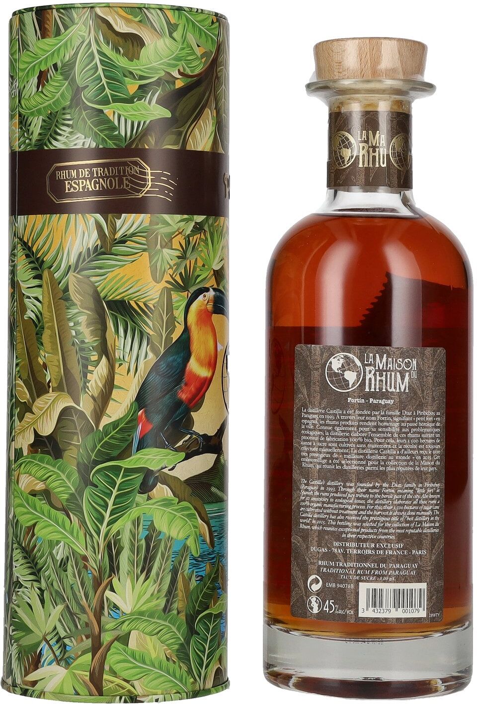 La Maison du Rhum PARAGUAY 2007/2020 Batch N° 3 45% Vol. 0,7l in Tinbox