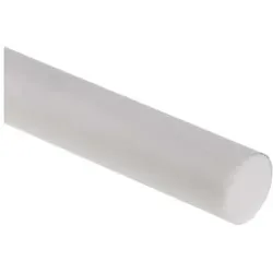 RS PRO, Profil + Stange, Halbzeug Rundstab PTFE weiss 15mm 1m