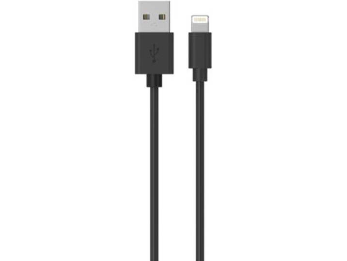 Essentielb - Câble Lightning Vers Usb 1m Certifié Apple Noir