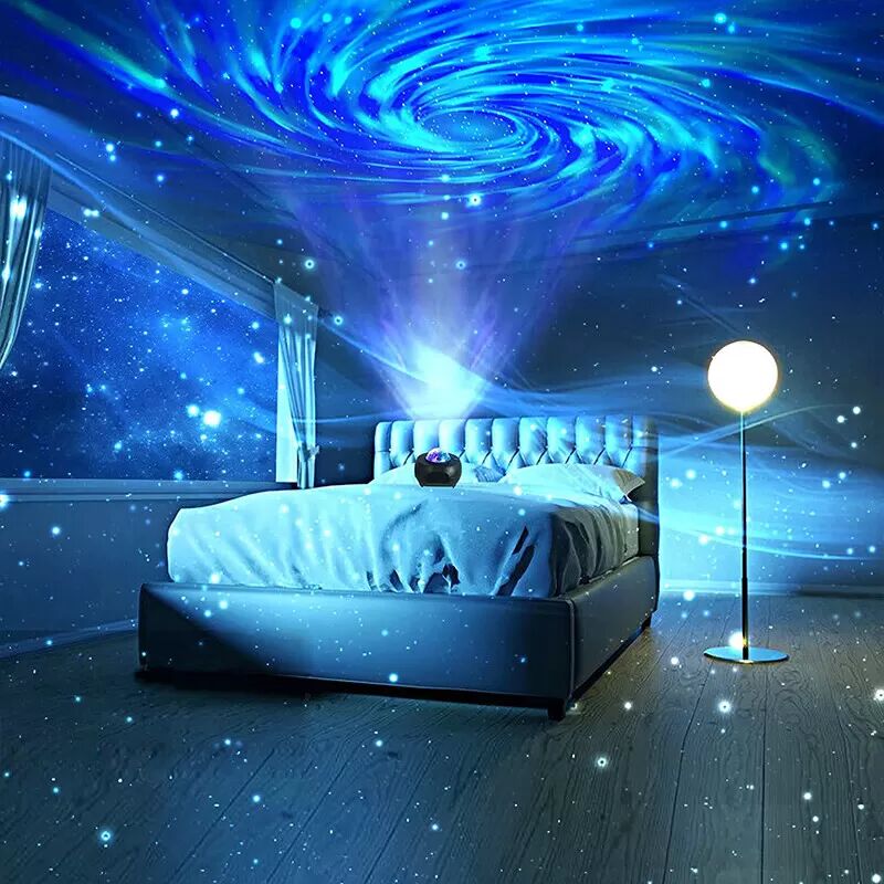INF Projecteur/veilleuse galaxie avec ciel étoilé