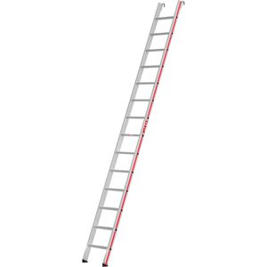 Hymer Anlegeleiter 861214, Länge 3,73m, Einhängeleiter aus Aluminium, mit 14 Stufen