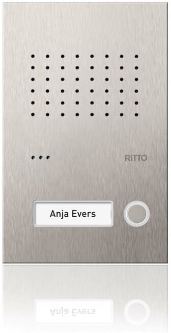 Ritto Station de porte Pur Acier inoxydable Acero Audio, 1WE RGE1810125 (RGE1810125)