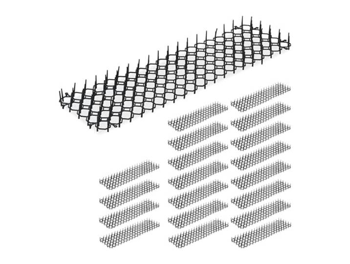Relaxdays Grille Stop Chats et fouines\, lot Pratique de 20\, en Plastique\, protège Vos trésors Verts\, Noire