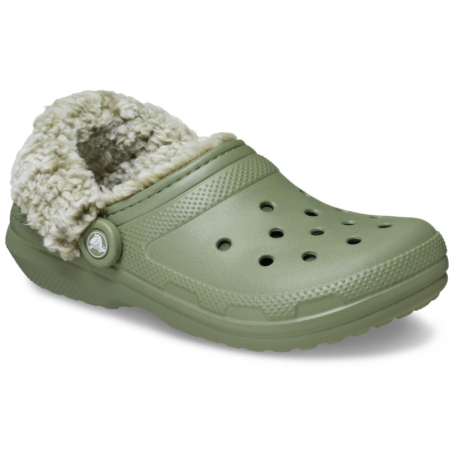 Crocs Classic Fleece-Futter Textil-Mischung Herren Cargo-Clogs