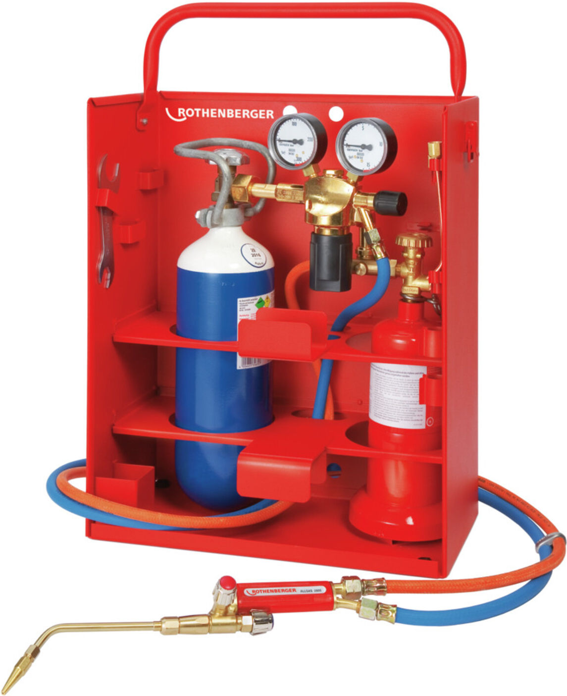 Rothenberger ALLGAS 2000 PS 0,5/2 Compact-Set, 22-teilig (35655)
