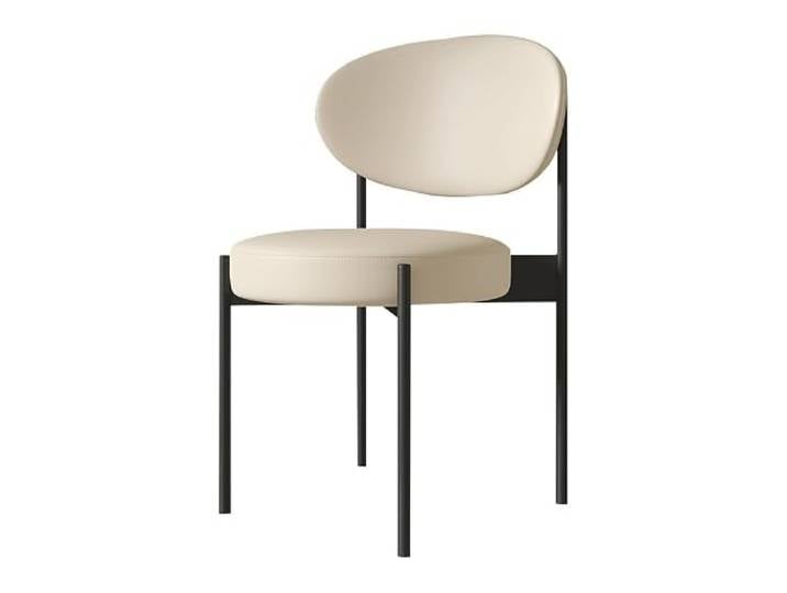 Lounge-Sessel Cremefarbener Wind-Stuhl mit Rückenlehne, gepolsterter Stuhl, skandinavischer, einfacher Make-up-Stuhl, Schreibtischstuhl, moderner, leichter Luxus-Esszimmerstuhl for den Haushalt