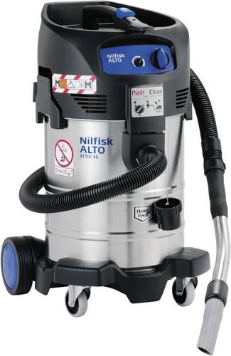 Nilfisk ATTIX 40-0M PC TYPE 22 107400410 Nass-/Trockensauger 1400W 37l halbautomatische Filterreinigung, antistatisch