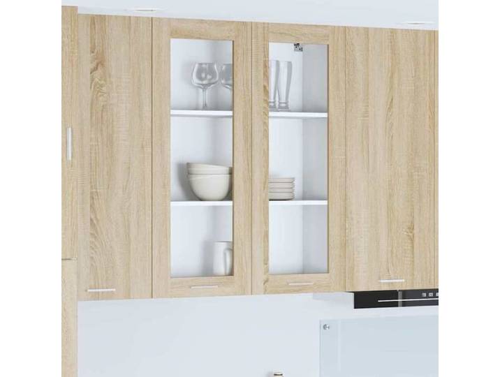 VIDAXL Armoire murale de cuisine - Contemporain Décor Armoire suspendue Chêne Sonoma 80x31x100 cm cjb40y