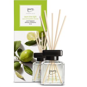 ipuro Raumduft Essentials, 50 ml, mit Stäbchen, lime light
