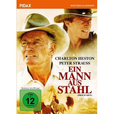 Ein Mann aus Stahl (Proud Men) / Hervorragender Neo-Western mit Oscar-Preisträger Charlton Heston und Peter Strauss (Pidax Western-Klassiker), DVD