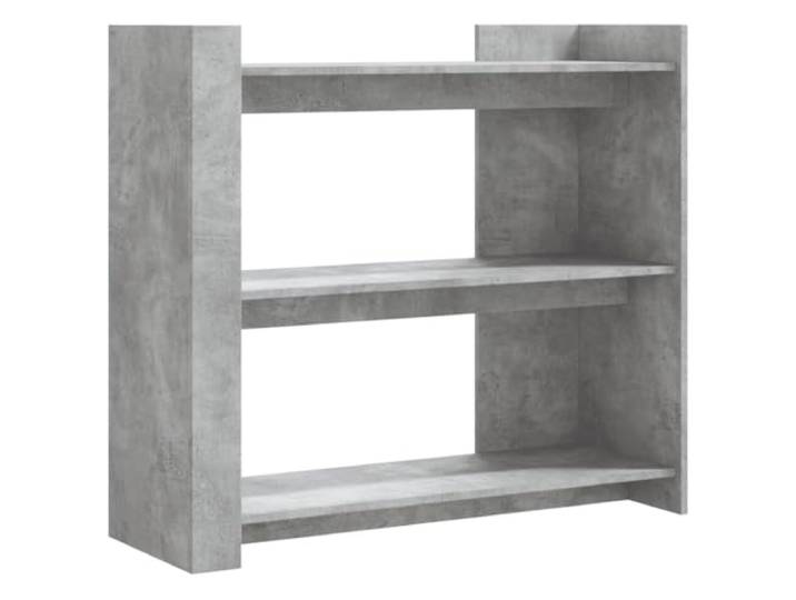 Konsolentisch mit Einlegeböden, Beton grau, 100x35x90 cm, Material Wandtisch, Möbel mit Ablagen, feuchtigkeitsbeständig, stabile Ausführung, Wandmontage inkl