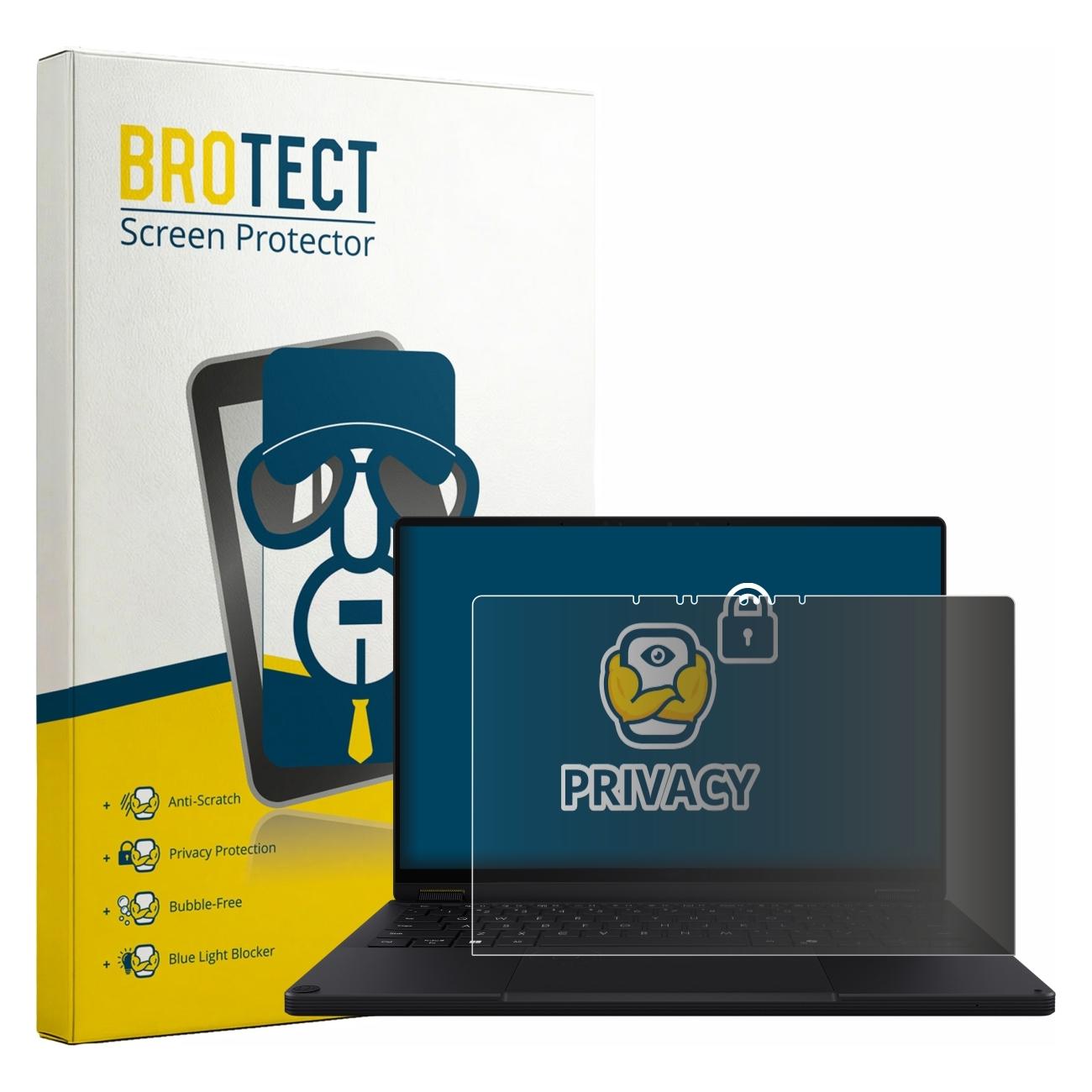 Brotect Sichtschutzfolie für ASUS ProArt GoPro Edition PX13 Anti-Spy Privacy Folie Blaulicht-Schutz (6064413)