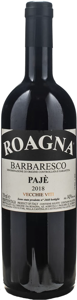 Roagna Barbaresco Paje Vecchie Viti 2018