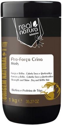 Real Natura Máscara Sem Sal Pro-Força Crina 1kg