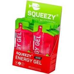 SQUEEZY Energiegel Energy Gel Cola + Caffeine Booster 33g | 12 Beutel