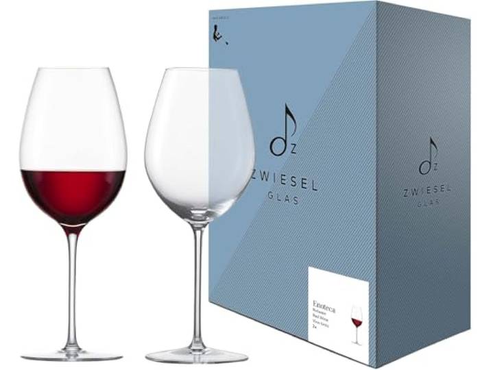 Zwiesel Glas Rotweinglas Enoteca (2-er Set), in Handarbeit mundgeblasene Rotweingläser, edle Kristallgläser für Rotwein (Art.-Nr. 122191)