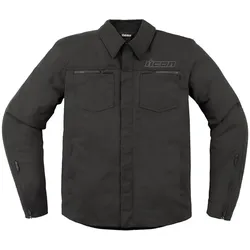 Icon Upstate Canvas Motorrad Textiljacke M